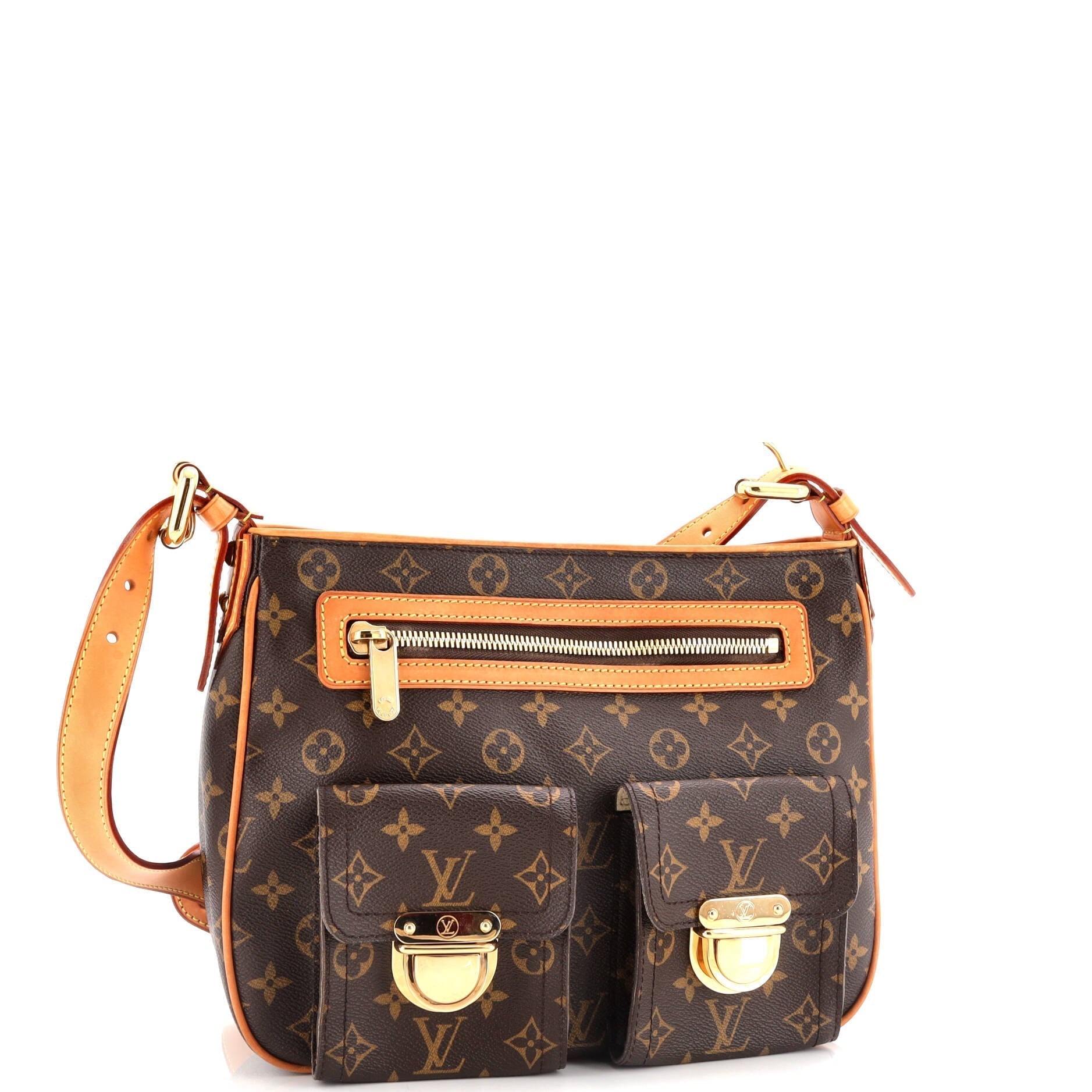 Louis Vuitton Hudson Handbag Gm Canvas Monogram Shoulder Bag