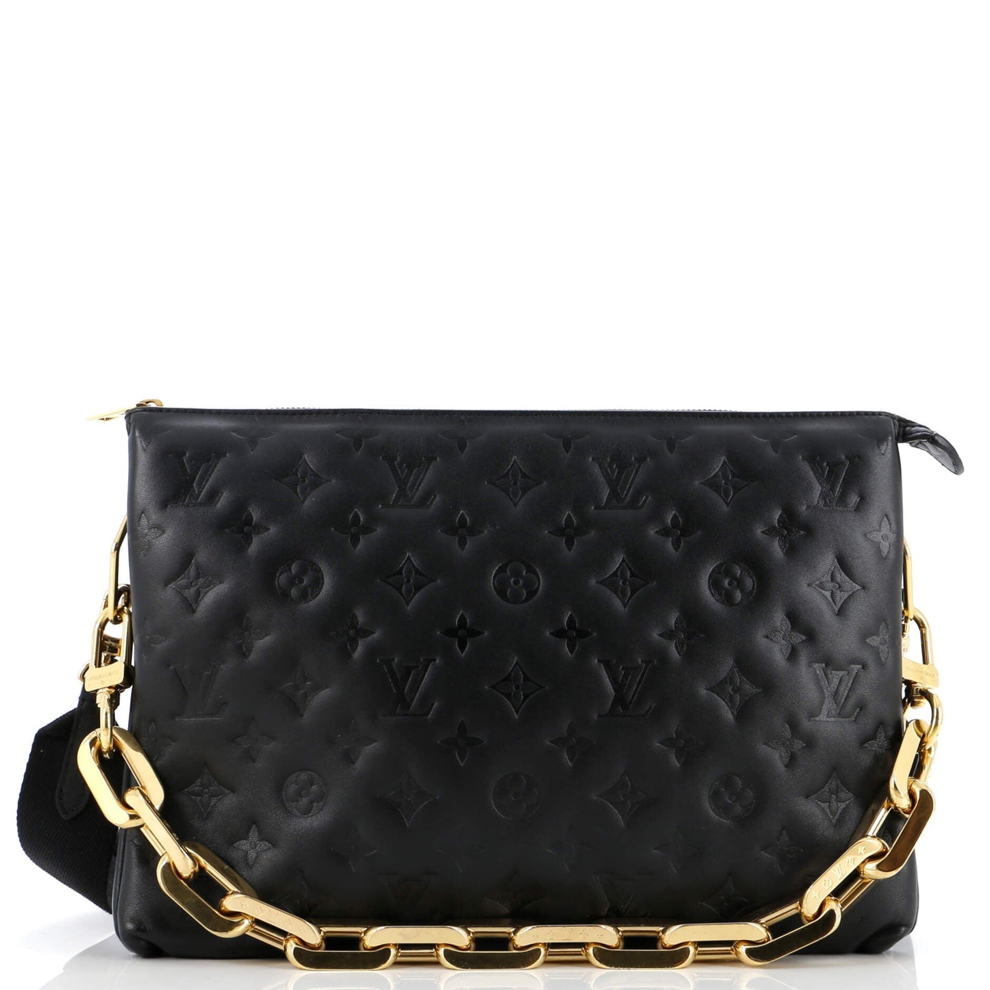 Louis Vuitton Coussin Bag Embossed Lambskin Mm Monogram Shoulder Bag Lambskin Mm29346482
