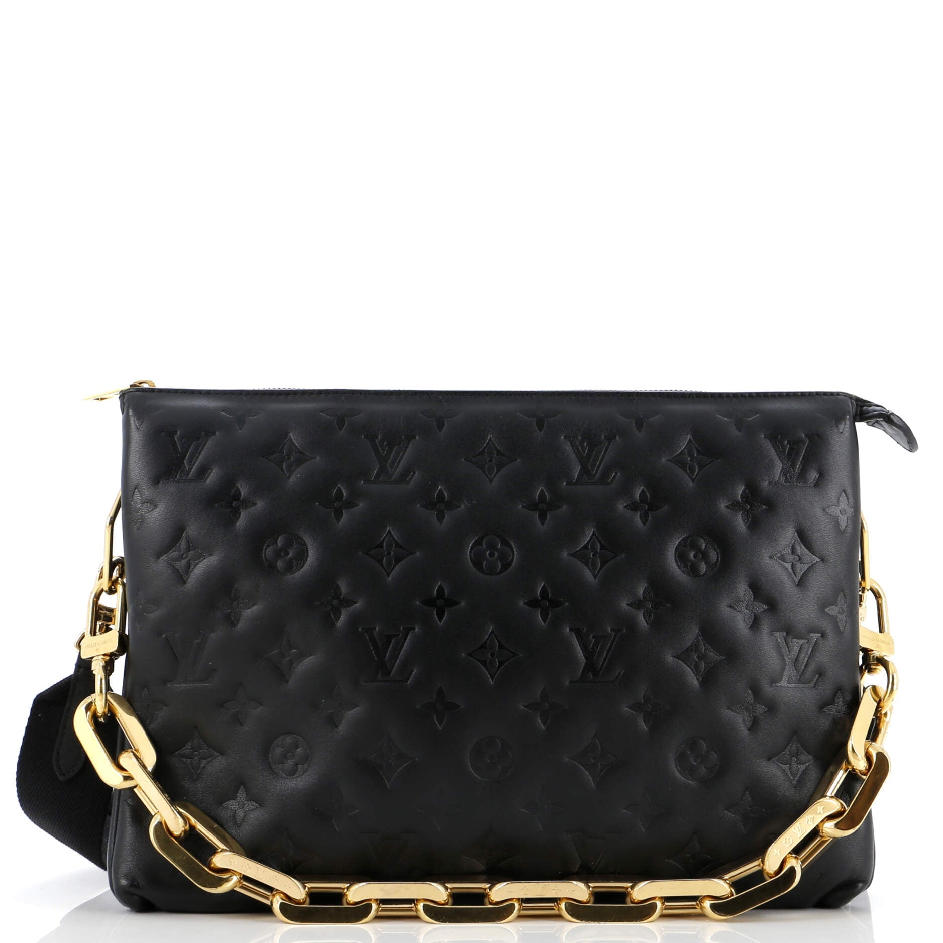 Louis Vuitton Coussin Bag Embossed Lambskin Mm Monogram Shoulder Bag Lambskin Mm29346482