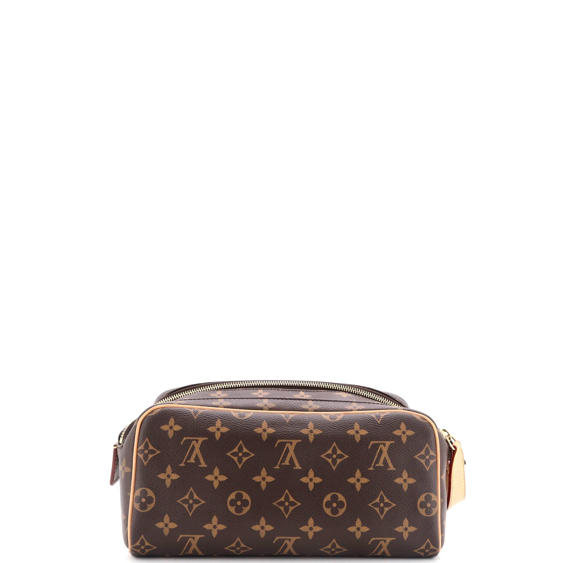 Louis Vuitton Dopp Kit Toiletry Pouch Handbag Canvas Monogram Travel Bag