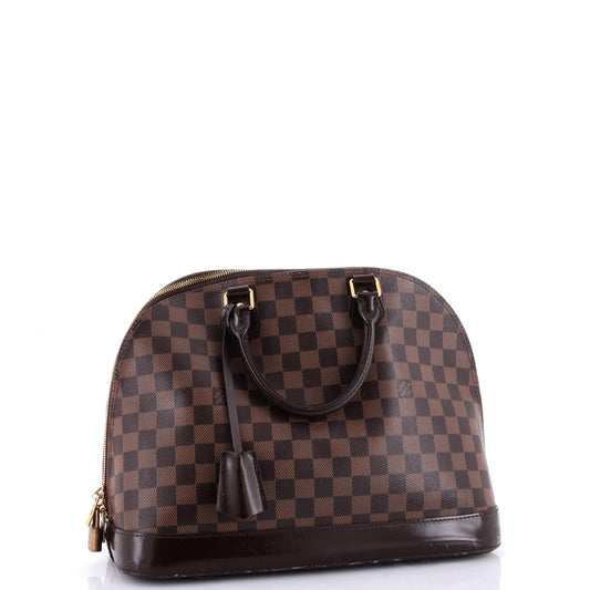 Louis Vuitton Alma Handbag Damier Mm Travel Bag