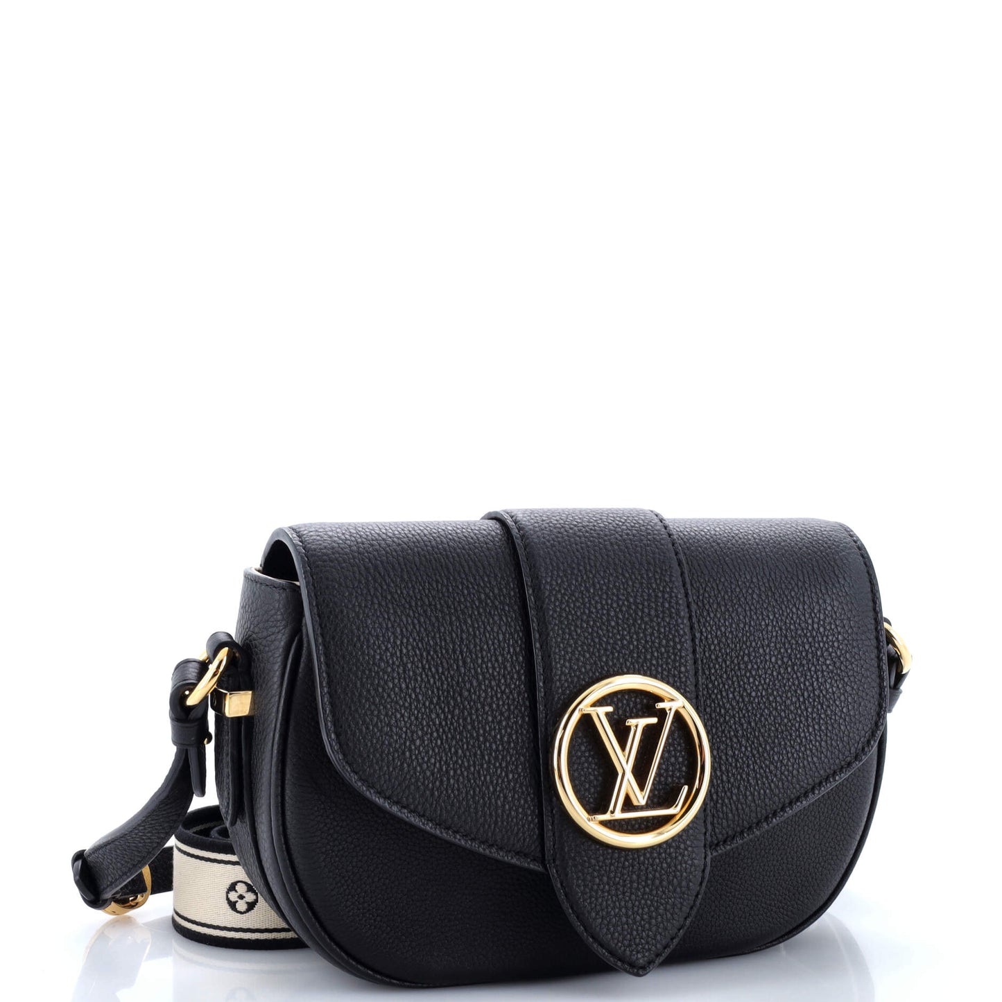 Louis Vuitton LV Lv Pont Soft Bag Mm Leather Shoulder Bag