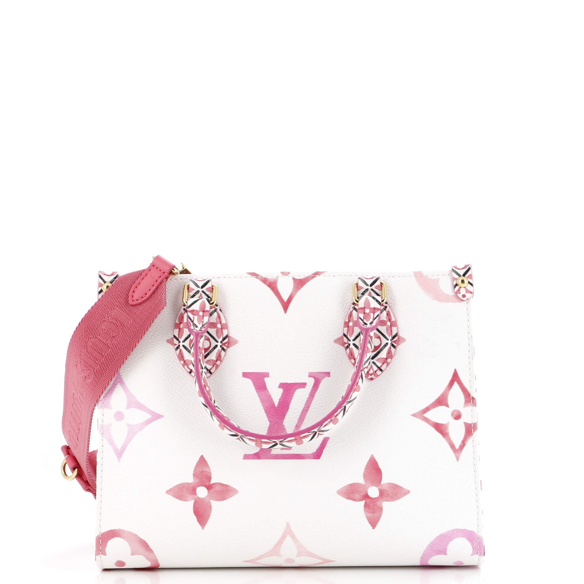 Louis Vuitton Onthego Tote By The Pool Watercolor Giant Monogram Tote Bag