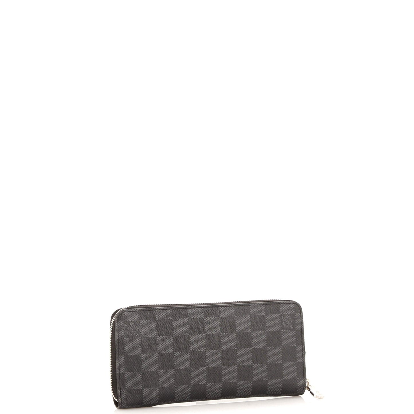 Louis Vuitton Zippy Wallet Damier Graphite Vertical Handbag Travel Bag