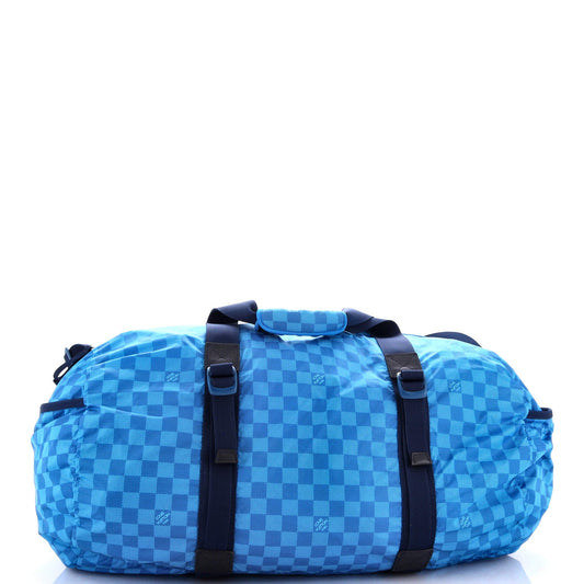Louis Vuitton Aventure Practical Duffle Bag Damier Nylon Travel Bag