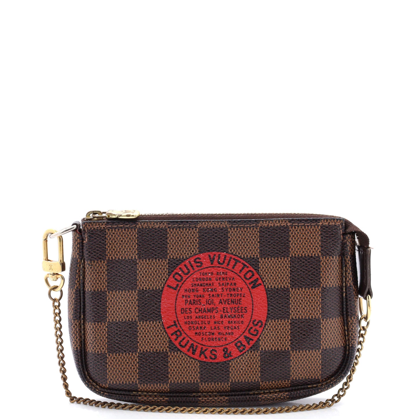 Louis Vuitton Pochette Accessoires Limited Edition Damier Clutch Bag Mini Damier Mini2955373