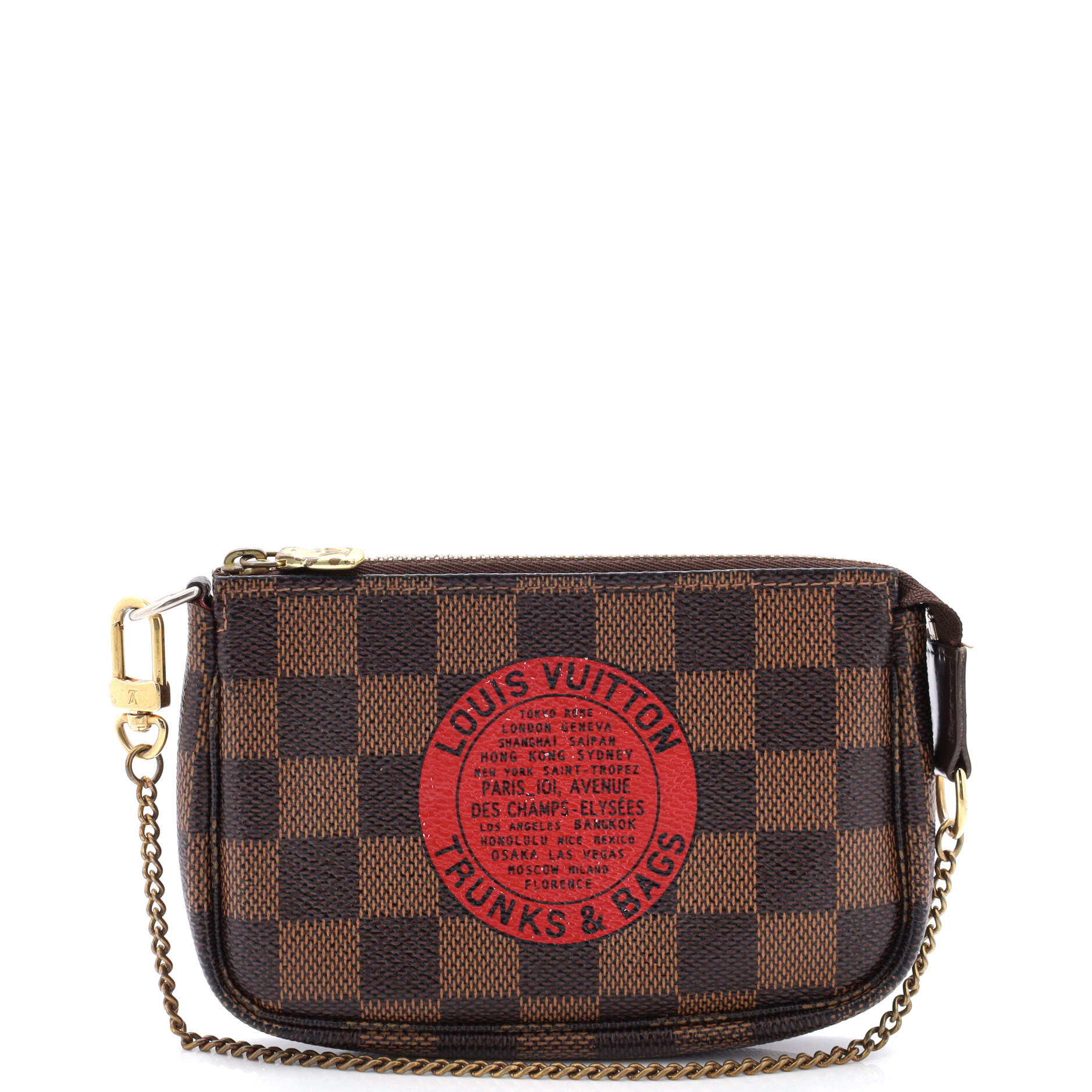 Louis Vuitton Pochette Accessoires Limited Edition Damier Clutch Bag Mini Damier Mini2955373