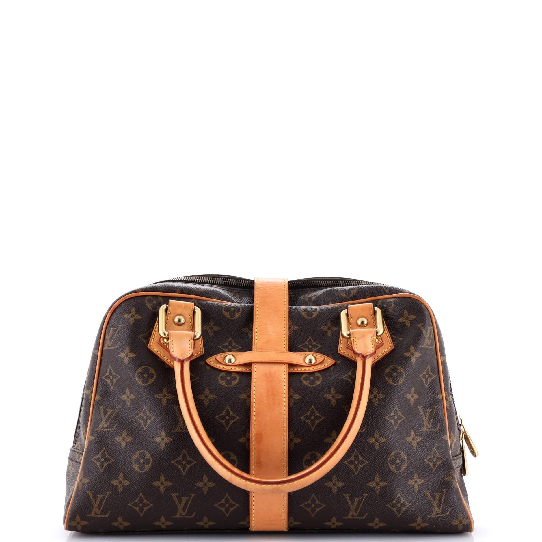 Louis Vuitton Manhattan Handbag Gm Canvas Monogram Travel Bag
