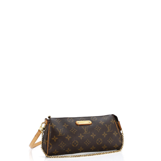 Louis Vuitton Eva Handbag Canvas Monogram Clutch Bag Canvas 2957572
