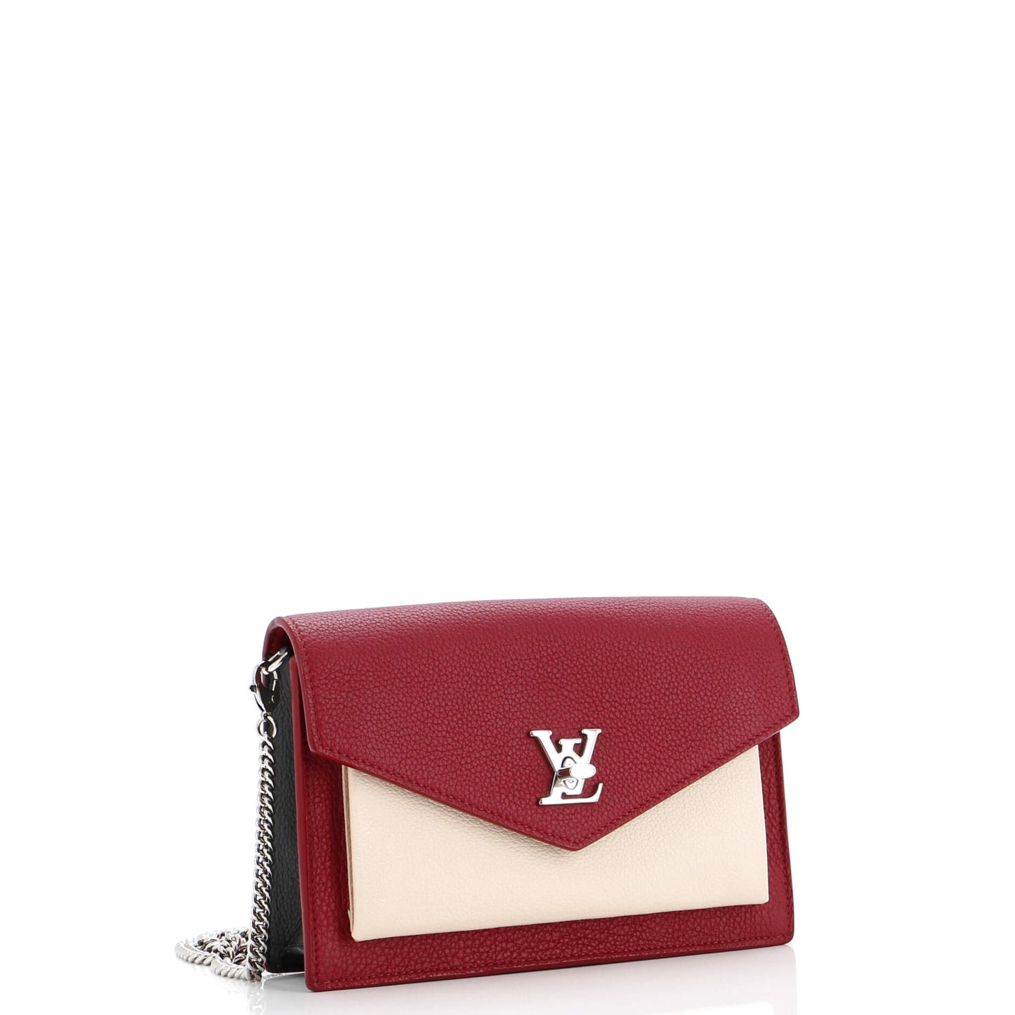 Louis Vuitton Mylockme Pochette Clutch Bag Leather Chain
