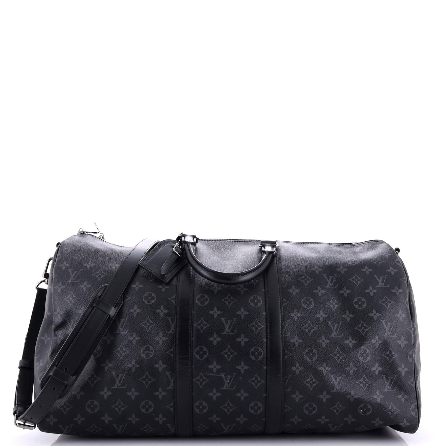Louis Vuitton Keepall Bandouliere Bag Eclipse Canvas Monogram Travel Bag Canvas 552961051