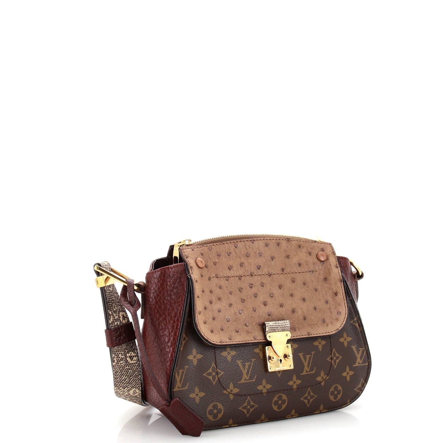 Louis Vuitton Majestueux Shoulder Bag And Exotics Canvas Monogram