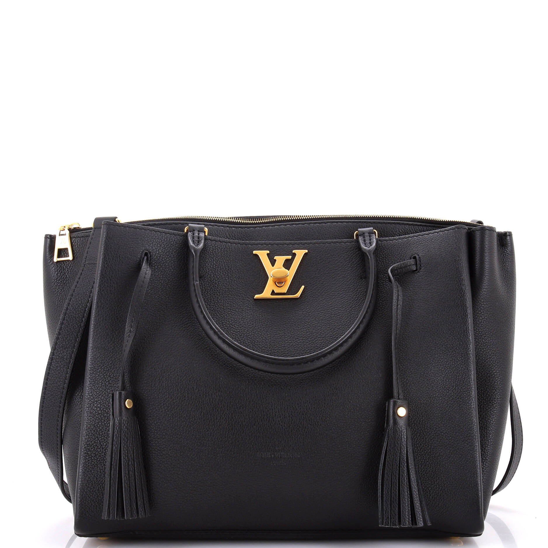 Louis Vuitton Lockmeto Handbag Leather Tote Bag