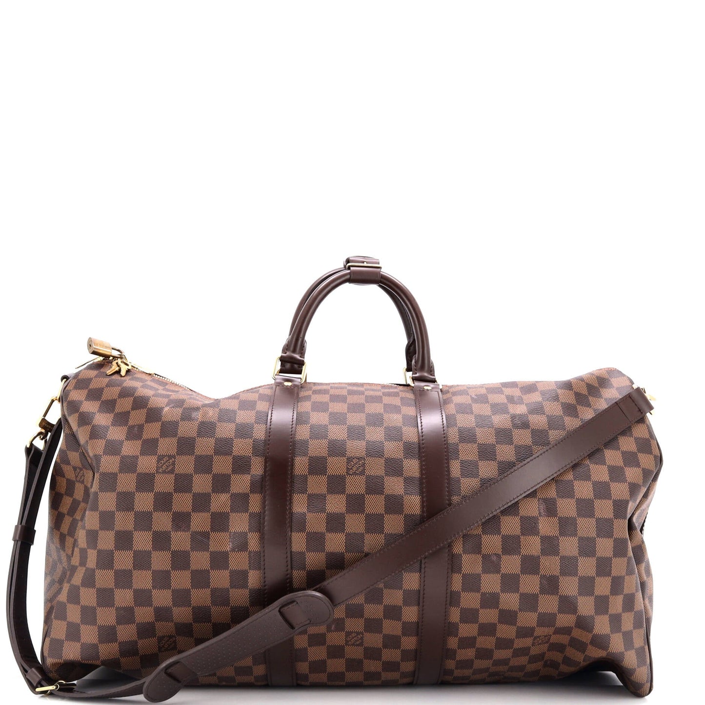 Louis Vuitton Keepall Bandouliere Bag Damier Travel Bag