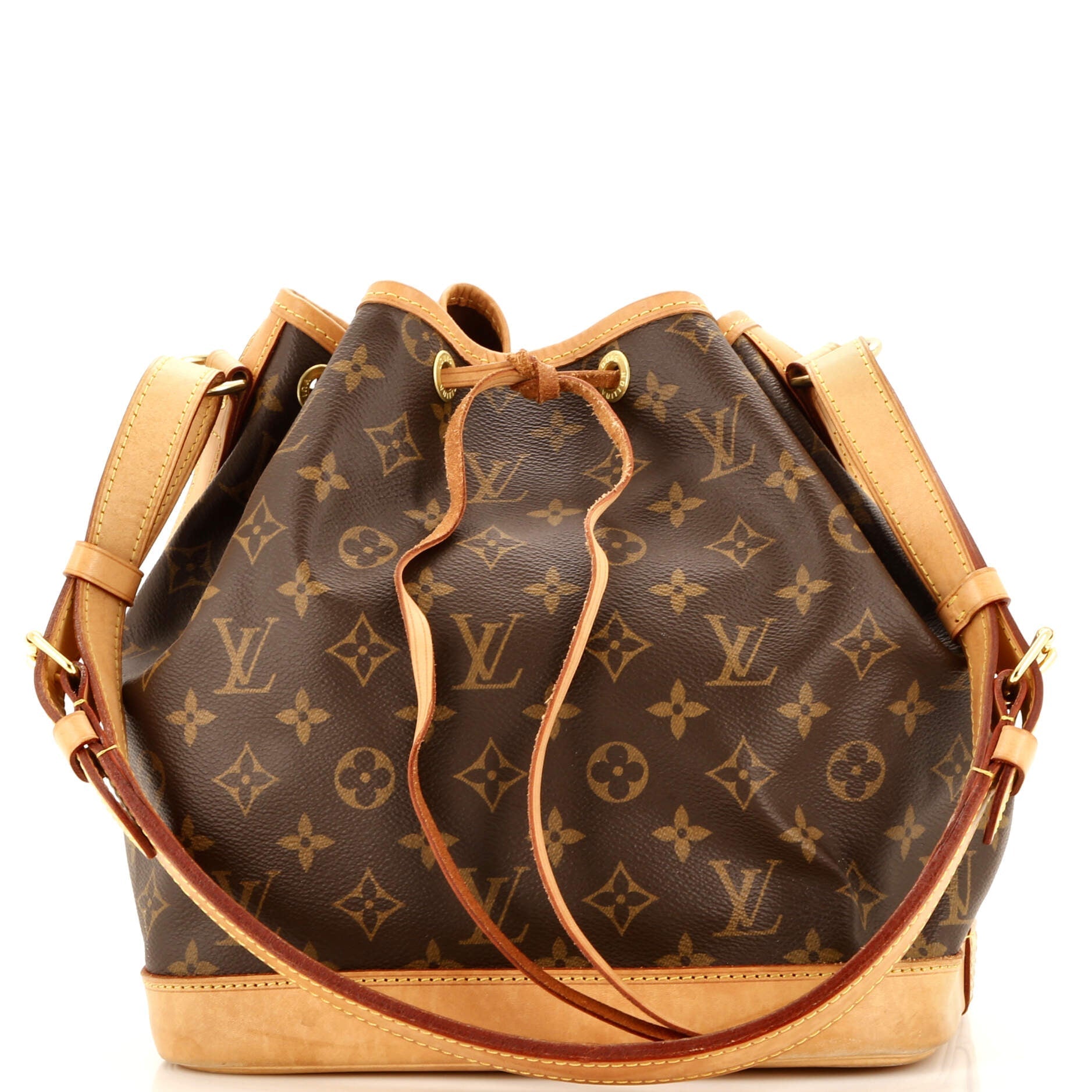 Louis Vuitton Petit Noe Nm Handbag Canvas Monogram Bucket Bag
