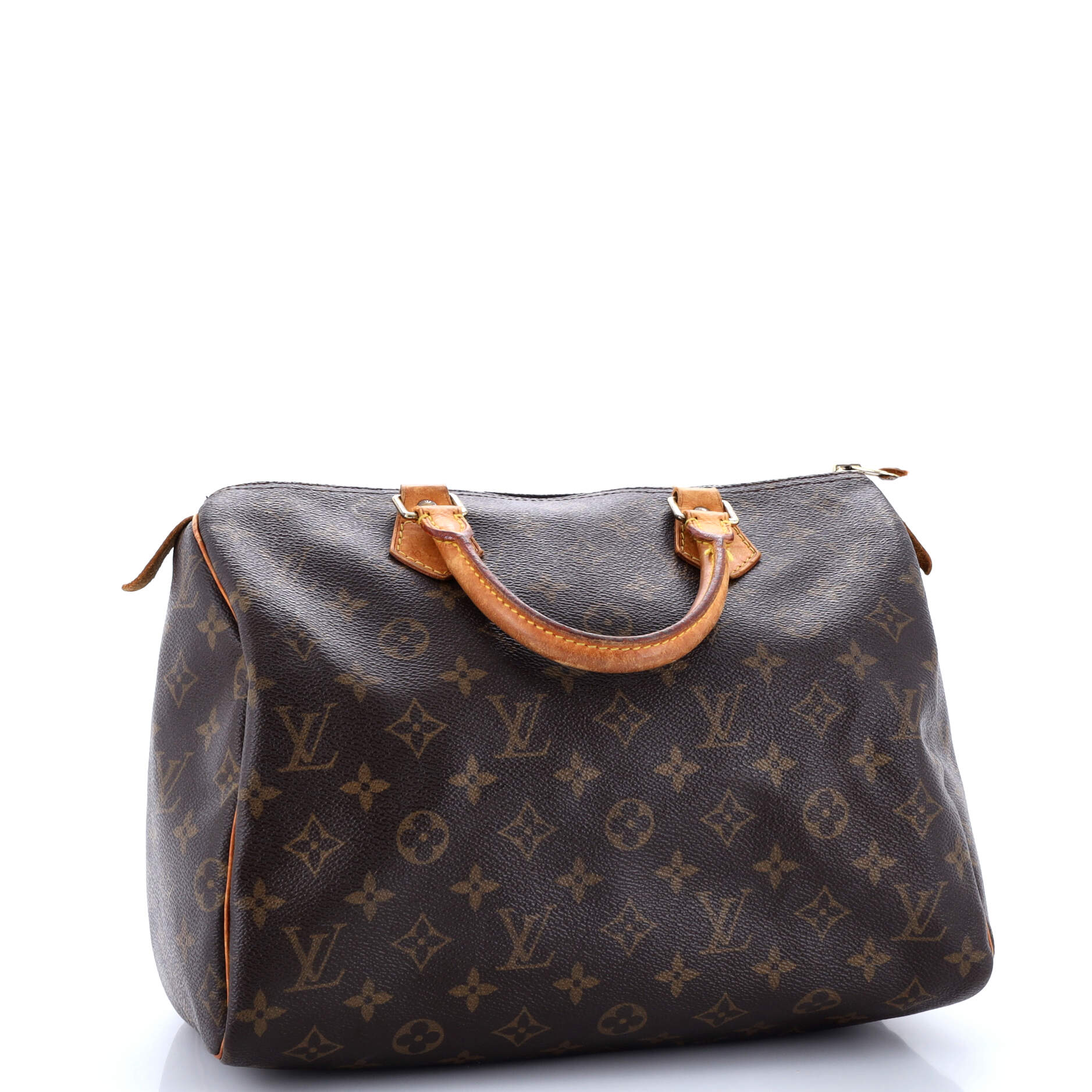 Louis Vuitton Speedy Handbag Canvas Monogram Travel Bag Canvas 302969191