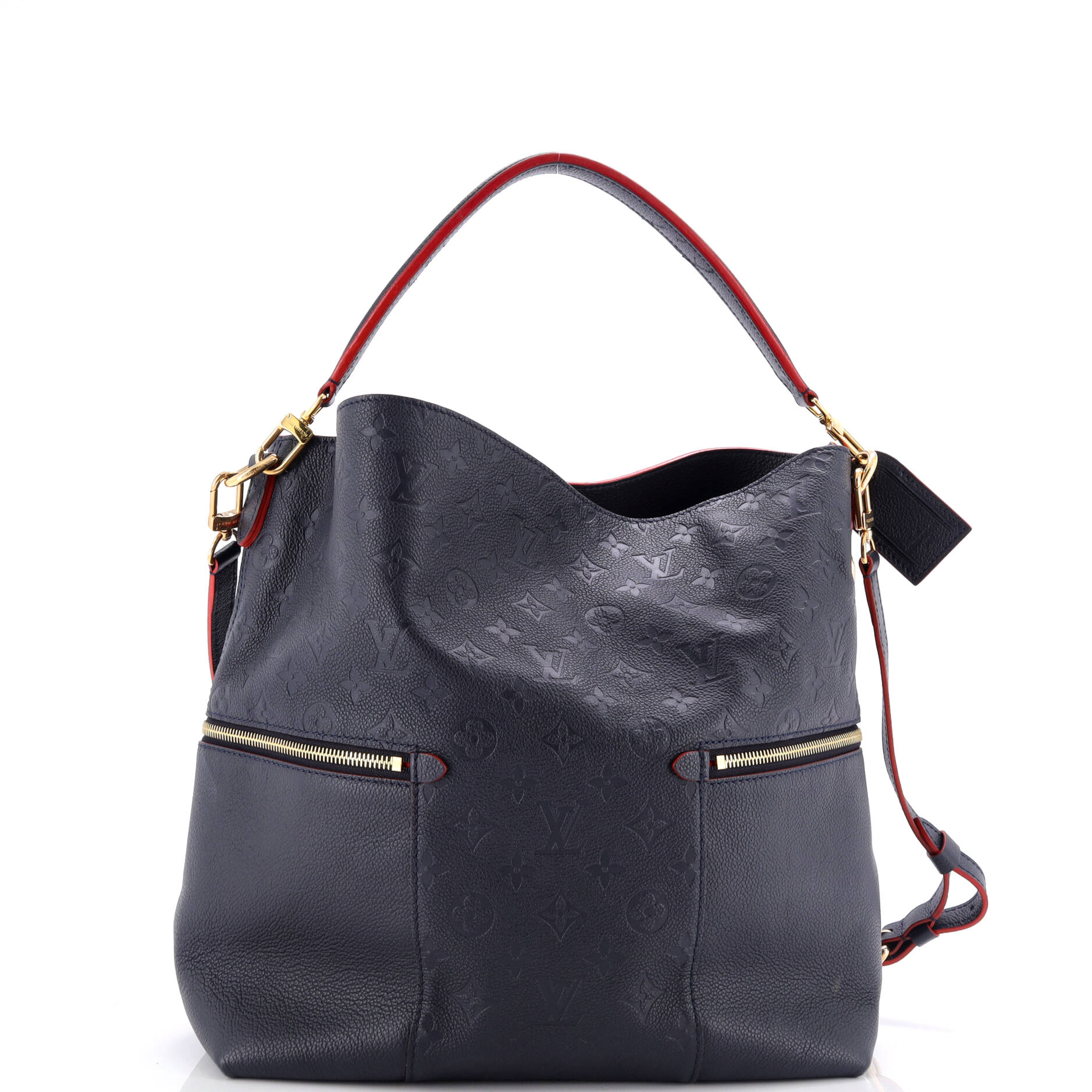 Louis Vuitton Melie Handbag Empreinte Leather Monogram Travel Bag