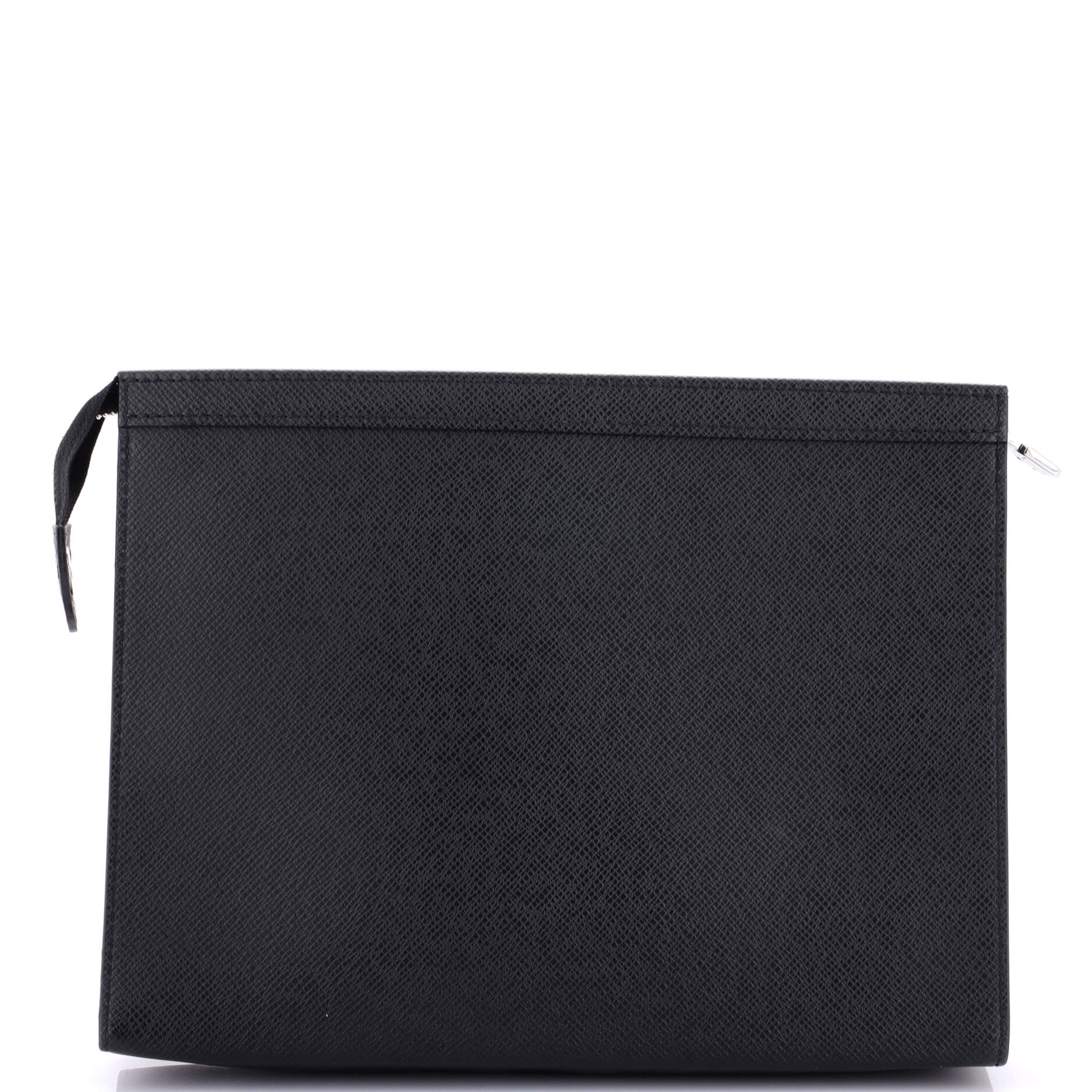 Louis Vuitton Pochette Voyage Taiga Mm Clutch Bag Leather
