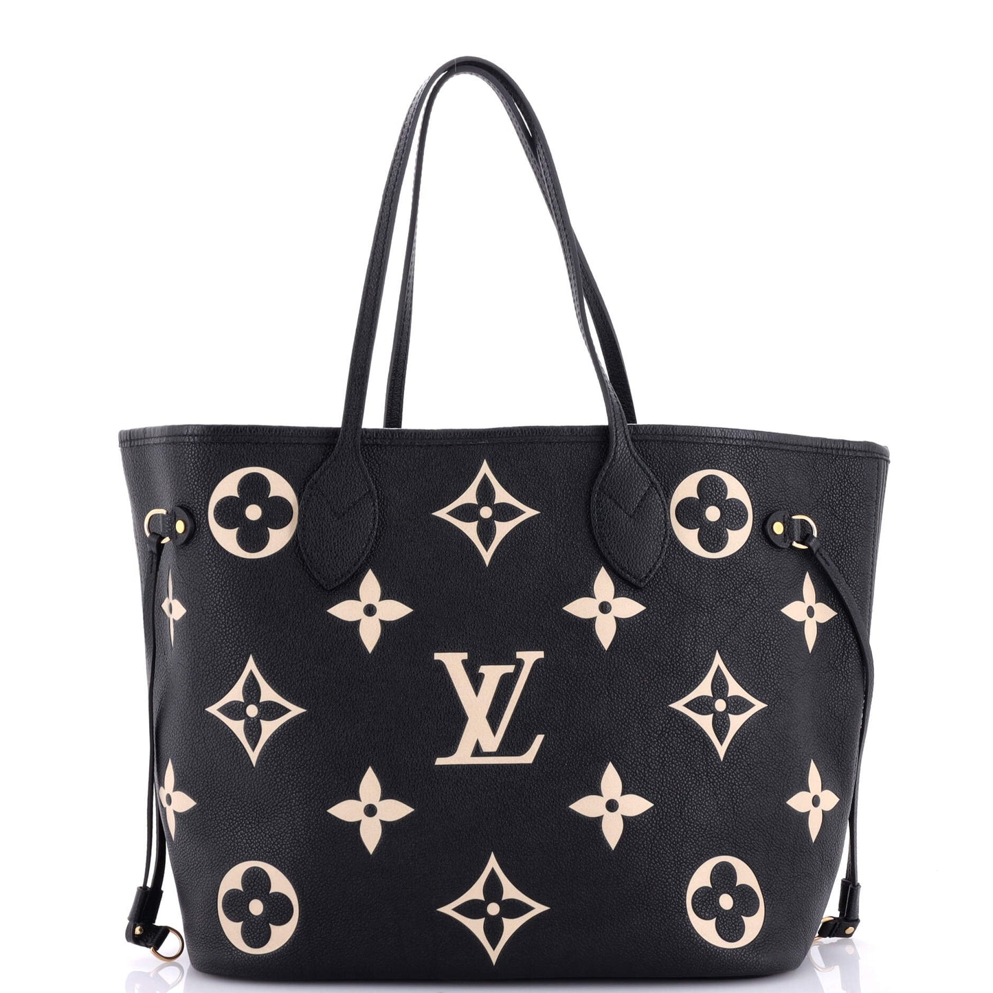 Louis Vuitton Neverfull Nm Tote Bicolor Empreinte Giant Mm Monogram Tote Bag