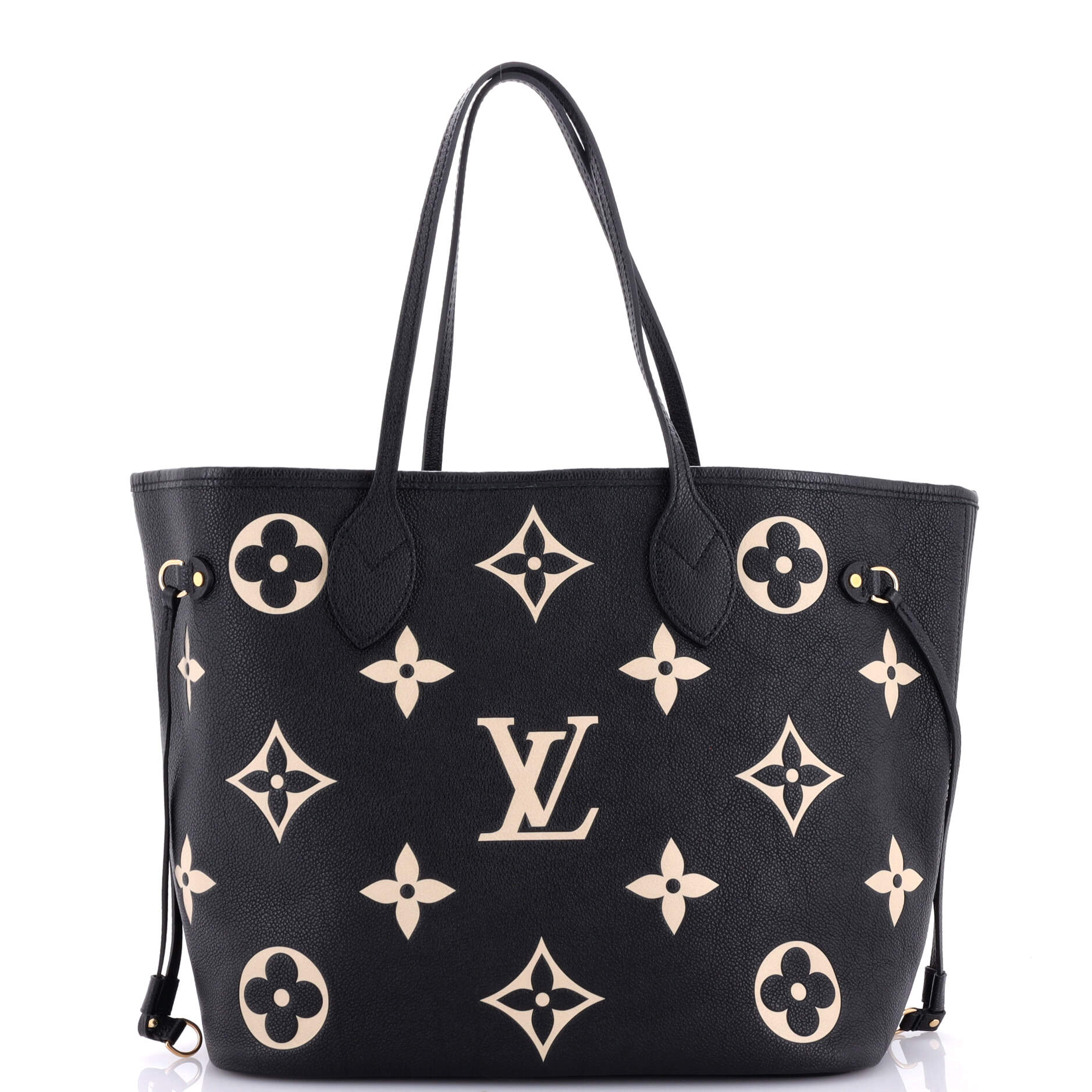 Louis Vuitton Neverfull Nm Tote Bicolor Empreinte Giant Mm Monogram Tote Bag