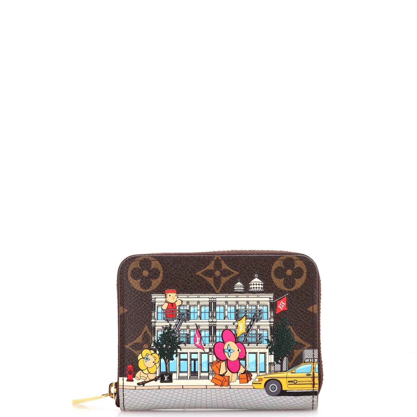 Louis Vuitton Zippy Coin Purse Limited Edition Vivienne Xmas Canvas Monogram Travel Bag Canvas 2970161