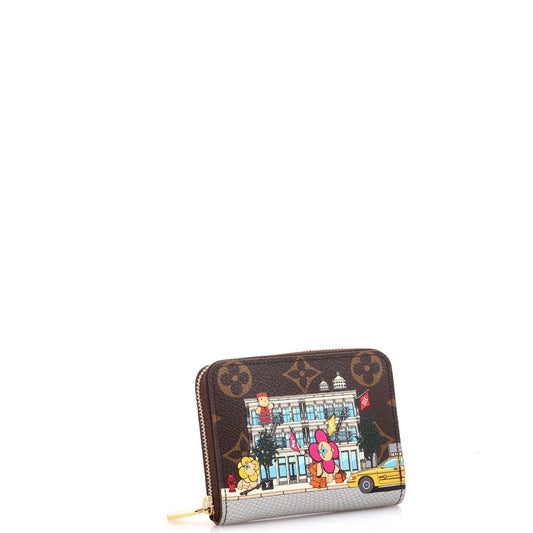 Louis Vuitton Zippy Coin Purse Limited Edition Vivienne Xmas Canvas Monogram Travel Bag Canvas 2970161