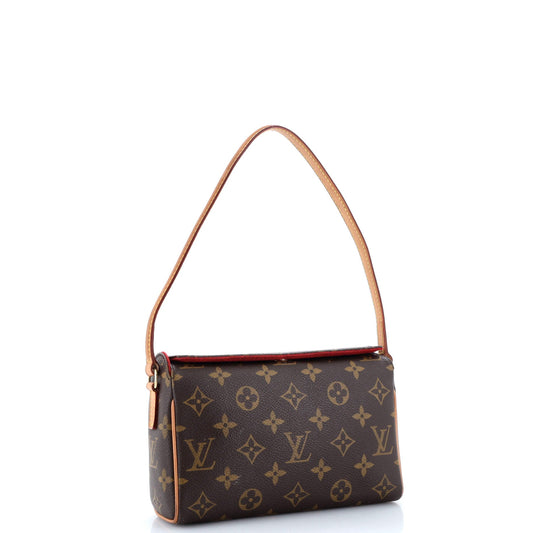 Louis Vuitton Recital Handbag Canvas Monogram Shoulder Bag