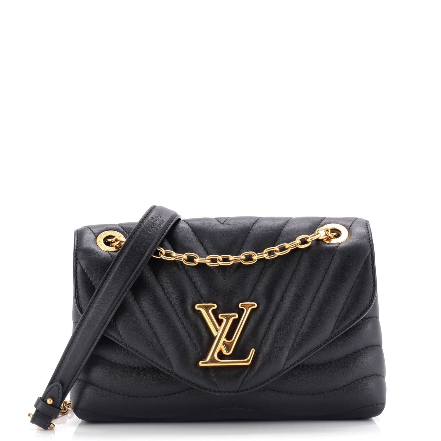 Louis Vuitton New Wave Bag Nm Pm Leather Quilted Shoulder Bag
