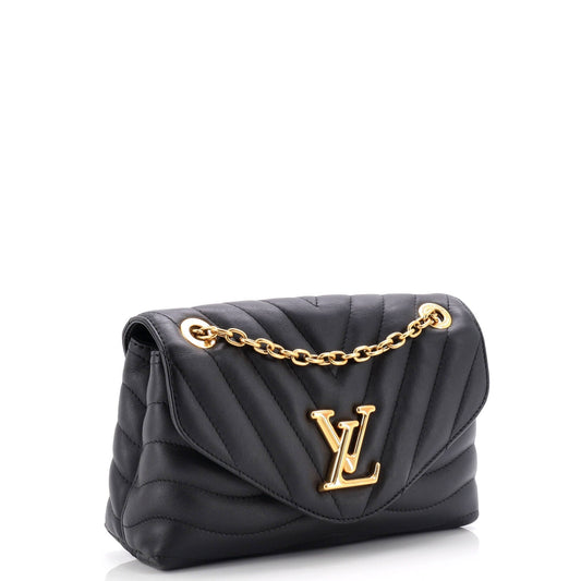 Louis Vuitton New Wave Bag Nm Pm Leather Quilted Shoulder Bag