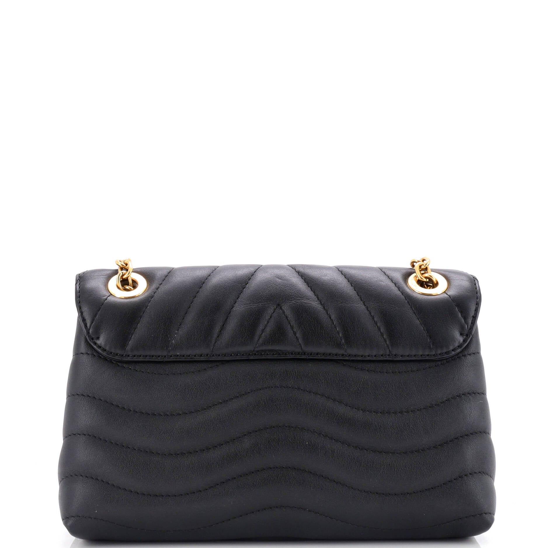 Louis Vuitton New Wave Bag Nm Pm Leather Quilted Shoulder Bag