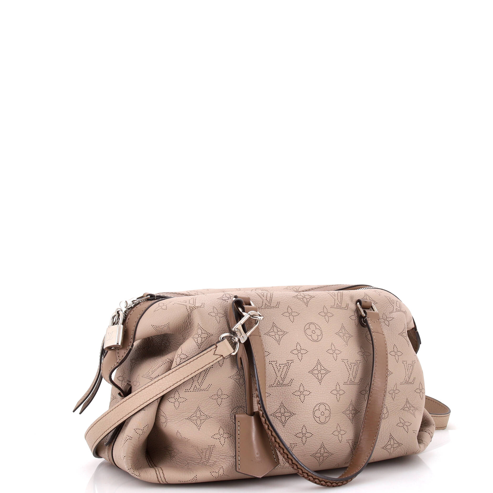 Louis Vuitton Asteria Handbag Mahina Leather Travel Bag