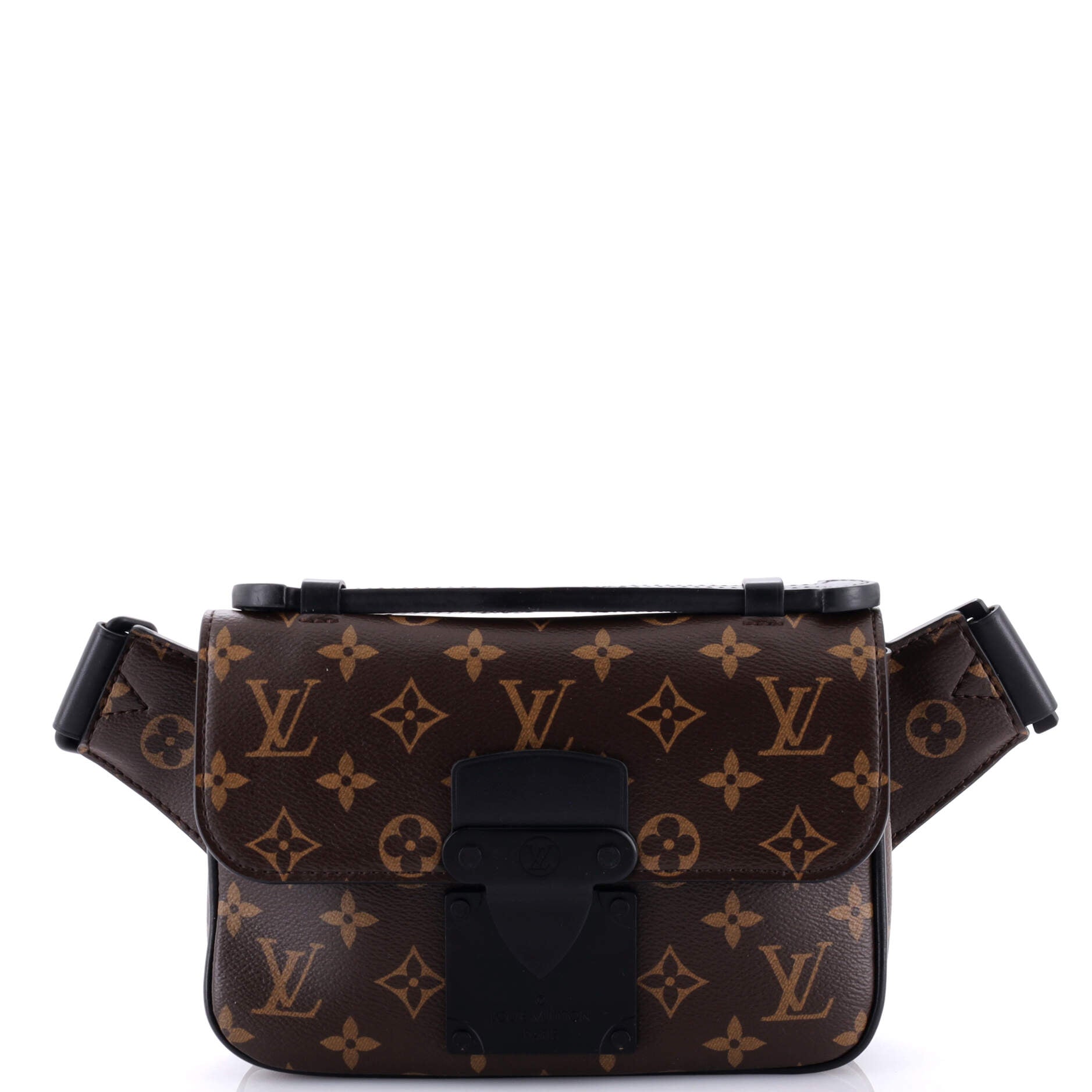 Louis Vuitton Lock Sling Bag Macassar Canvas Monogram Crossbody Bag Canvas 2979001