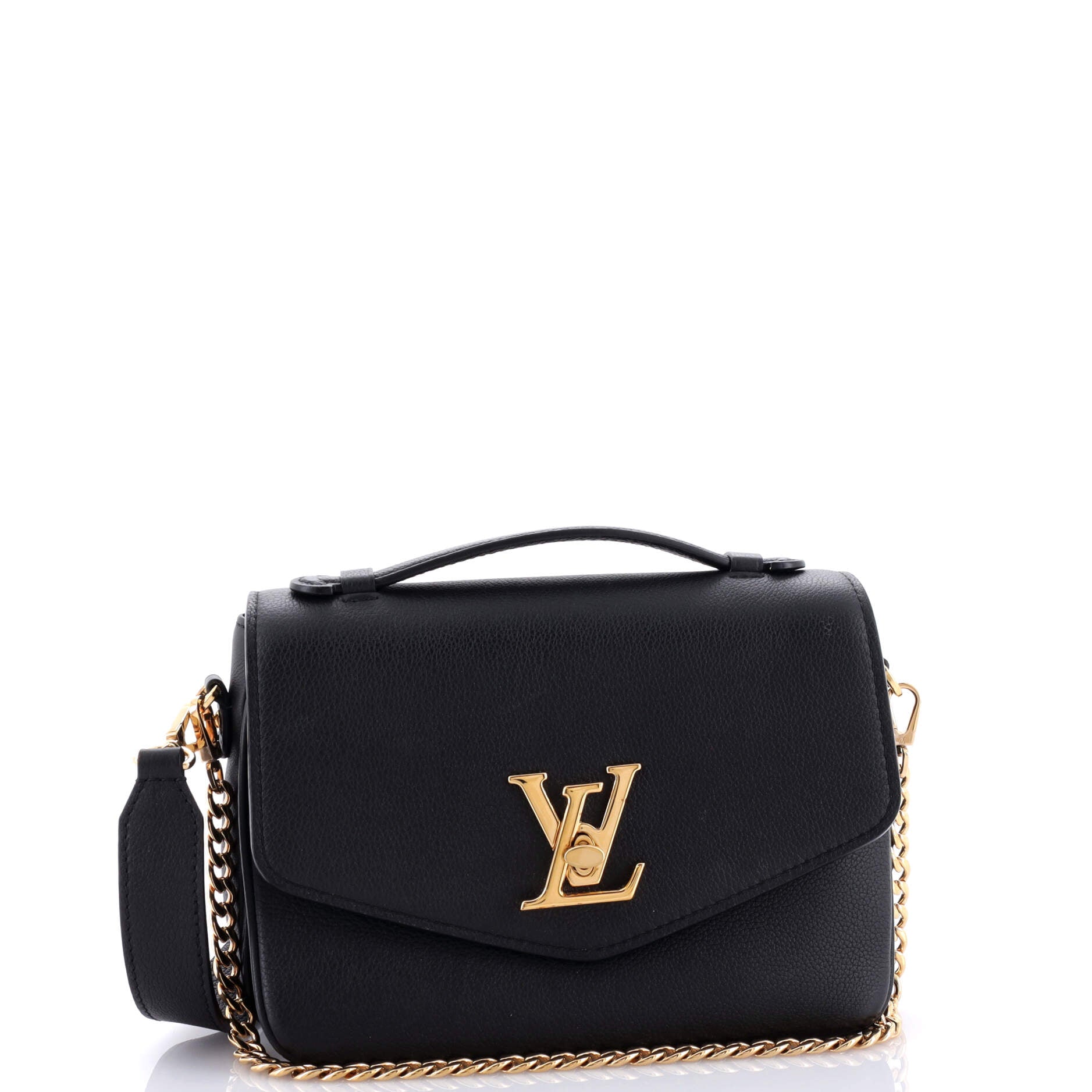 Louis Vuitton Oxford Lockme Handbag Leather Travel Bag Leather 2979853