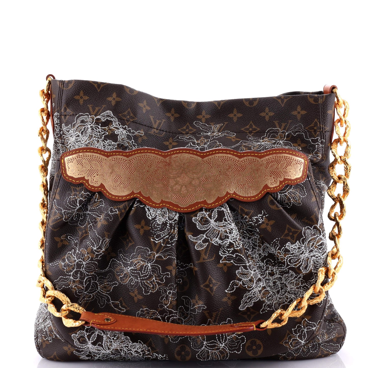Louis Vuitton Fersen Handbag Limited Edition Dentelle Monogram Shoulder Bag