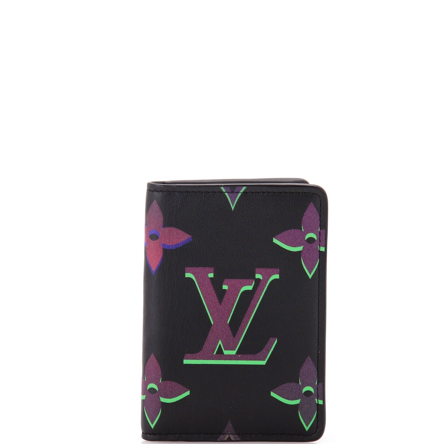 Louis Vuitton Pocket Organizer Spotlight Giant Handbag Leather Monogram Travel Bag