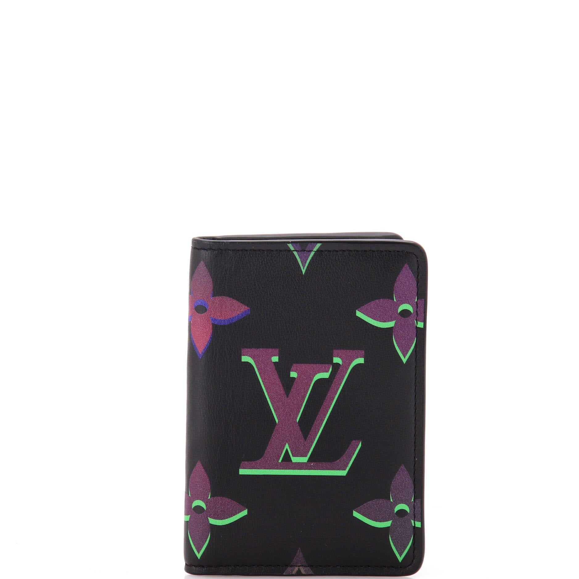 Louis Vuitton Pocket Organizer Spotlight Giant Handbag Leather Monogram Travel Bag
