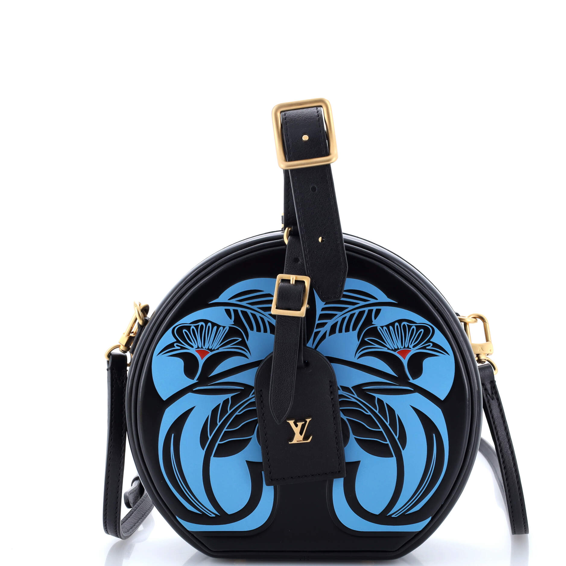 Louis Vuitton Petite Boite Chapeau Bag Anachro Bleu Printed Travel Bag
