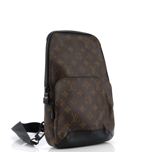 Louis Vuitton Avenue Sling Bag Macassar Canvas Monogram Crossbody Bag