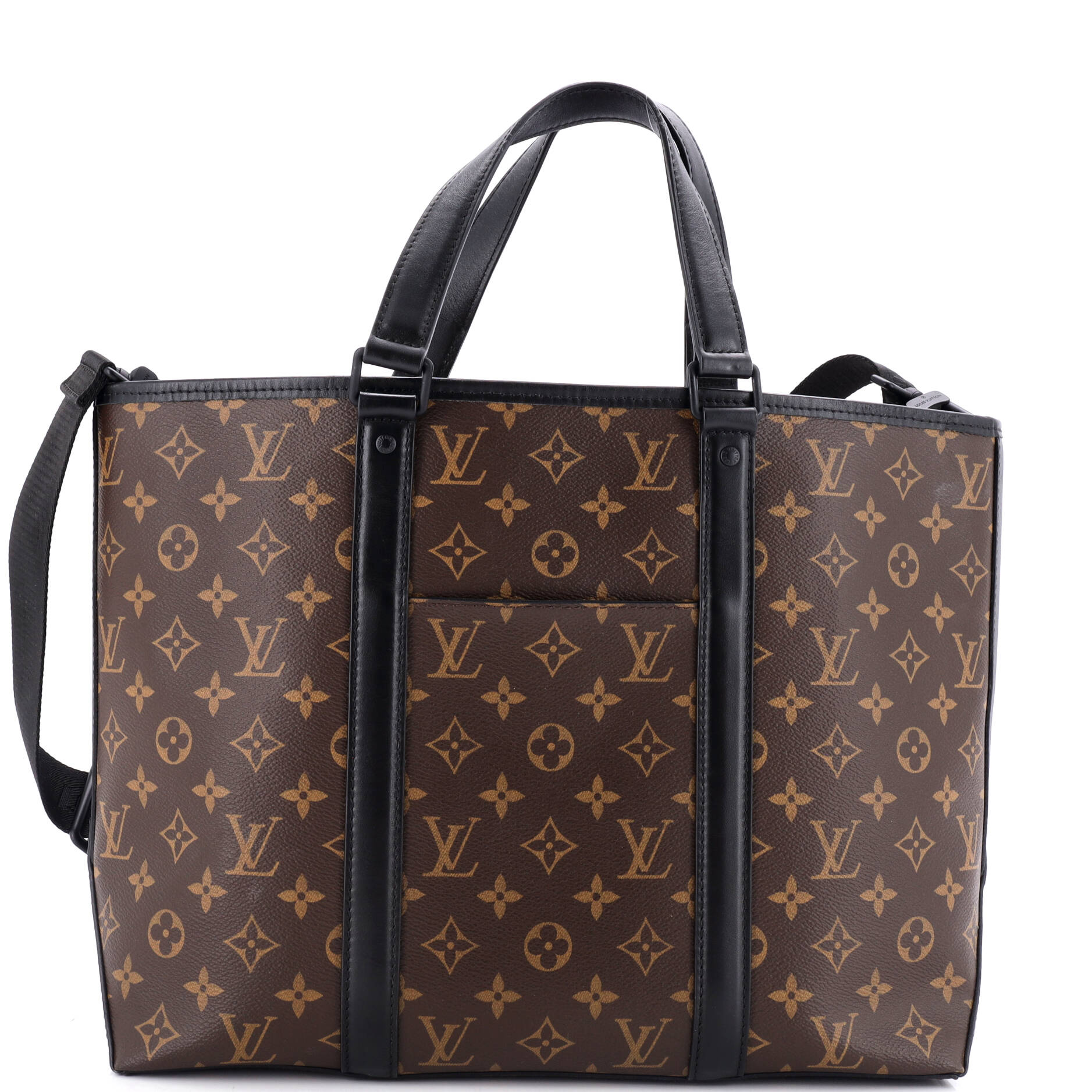 Louis Vuitton Weekend Tote Macassar Pm Canvas Monogram Tote Bag