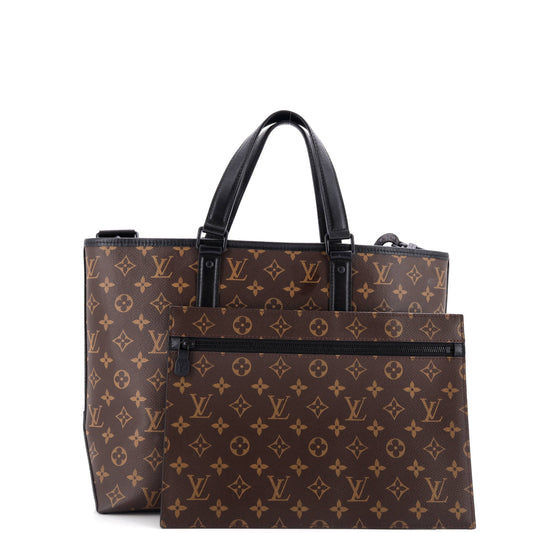 Louis Vuitton Weekend Tote Macassar Pm Canvas Monogram Tote Bag