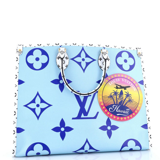 Louis Vuitton Onthego Tote Limited Edition Cities Colored Giant Monogram Tote Bag Giant Gm298445117