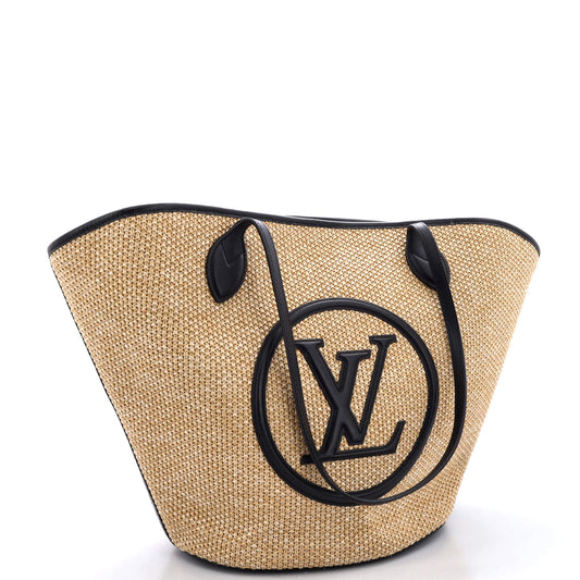 Louis Vuitton Saint Jacques Nm Handbag And Leather Raffia Shoulder Bag Leather 298445118