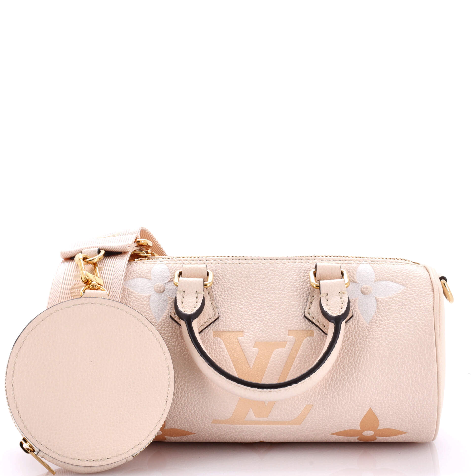 Louis Vuitton Papillon Handbag By The Pool Empreinte Giant Monogram Shoulder Bag