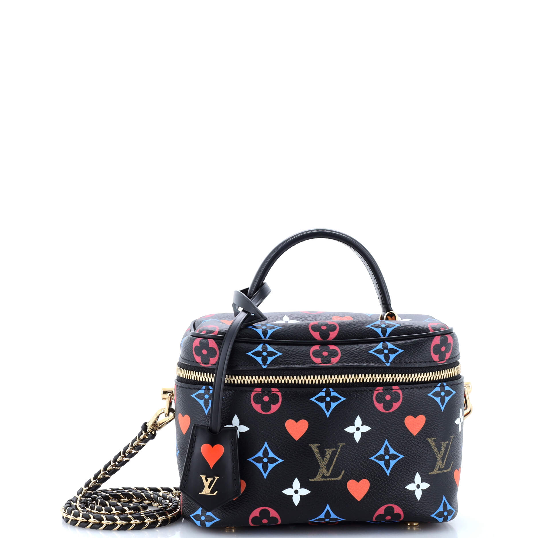 Louis Vuitton Vanity Handbag Limited Edition Game On Multicolor Monogram Travel Bag
