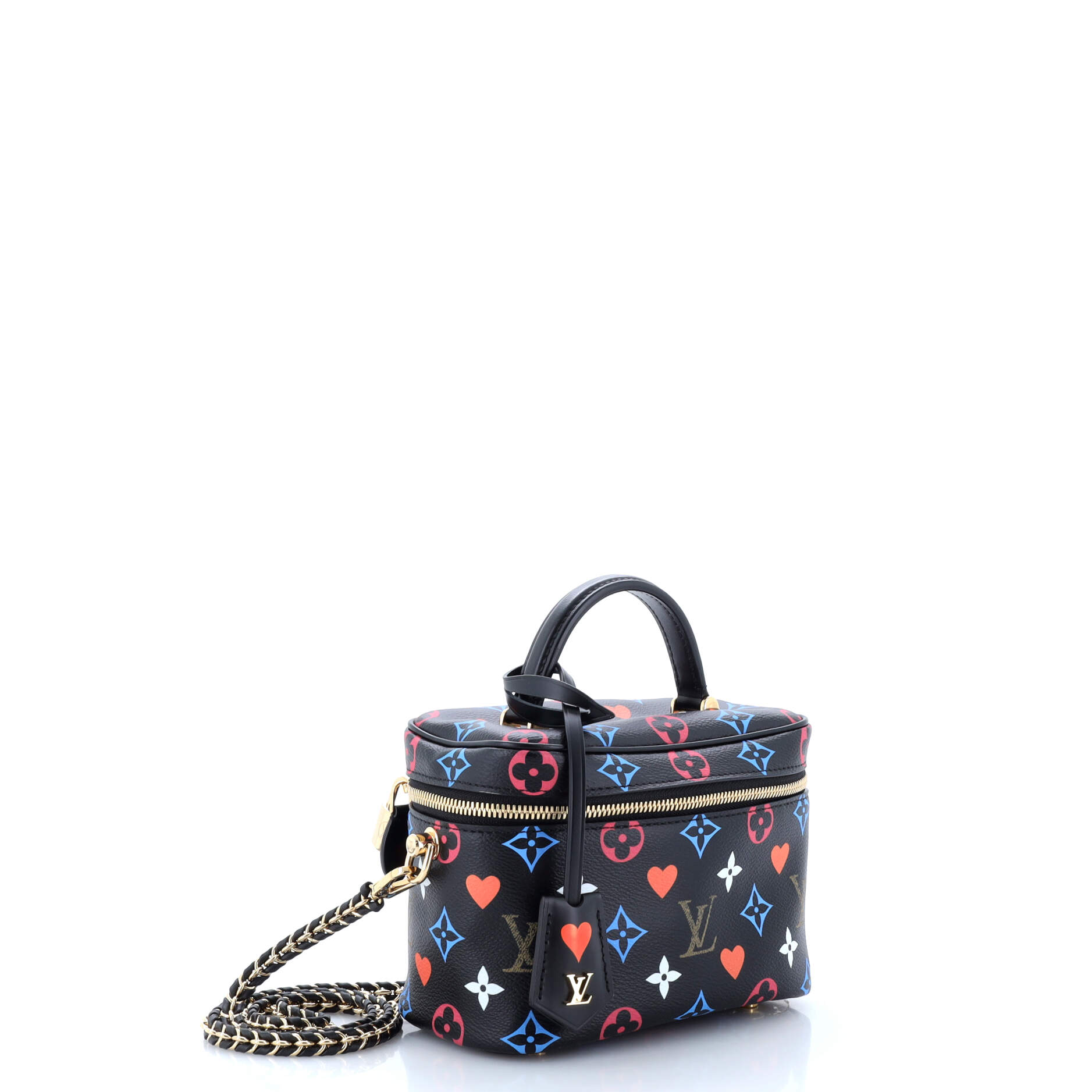 Louis Vuitton Vanity Handbag Limited Edition Game On Multicolor Monogram Travel Bag