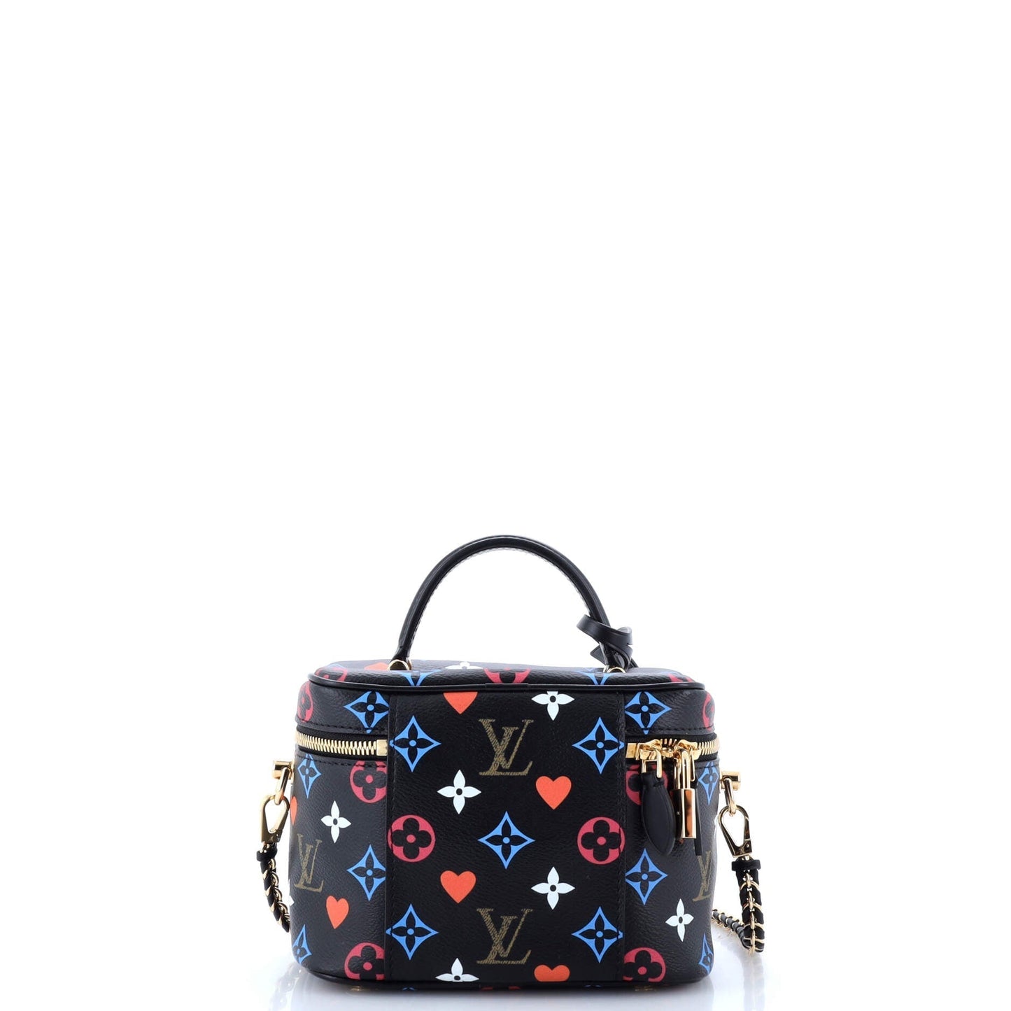 Louis Vuitton Vanity Handbag Limited Edition Game On Multicolor Monogram Travel Bag