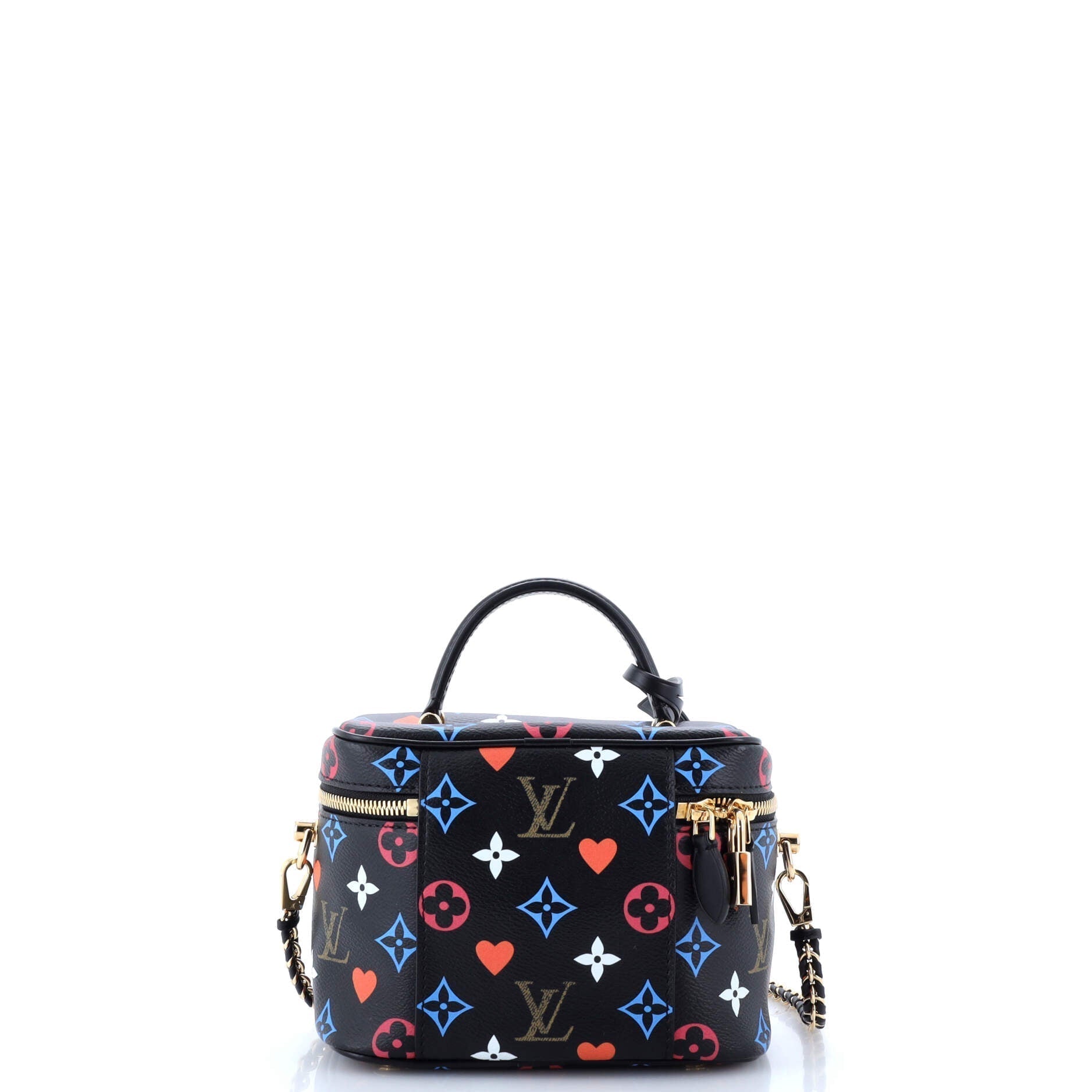 Louis Vuitton Vanity Handbag Limited Edition Game On Multicolor Monogram Travel Bag