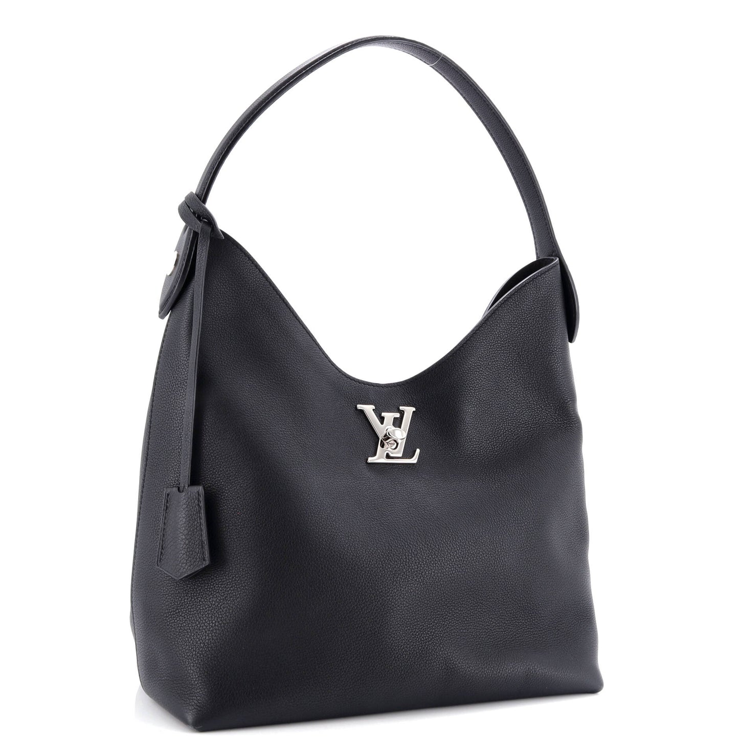 Louis Vuitton Lockme Hobo Leather Shoulder Bag