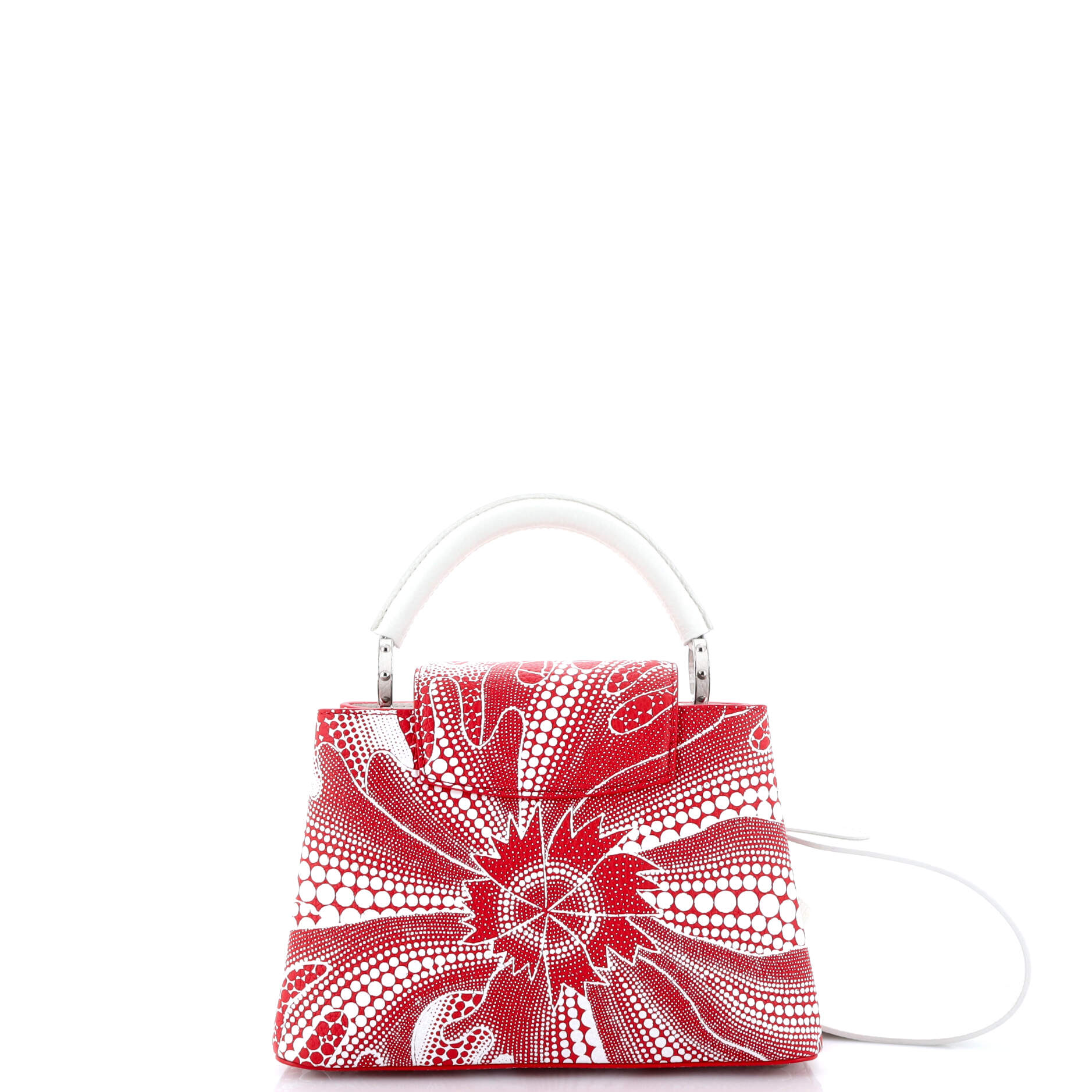 Louis Vuitton Capucines Bag Yayoi Kusama Flower Infinity Dots Leather Travel Bag