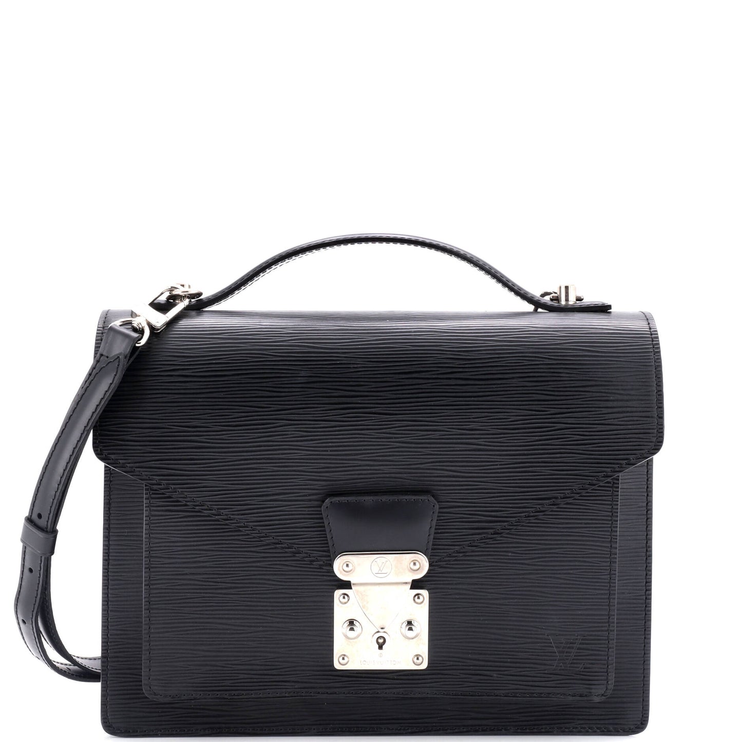 Louis Vuitton Monceau Handbag Epi Leather Travel Bag